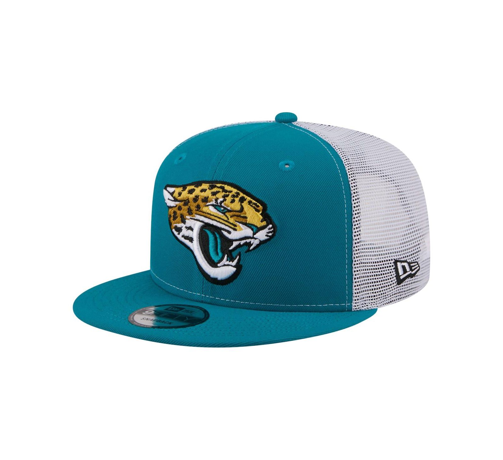 New Era Мужская бирюзовая кепка 9FIFTY Trucker Jacksonville Jaguars Core Team