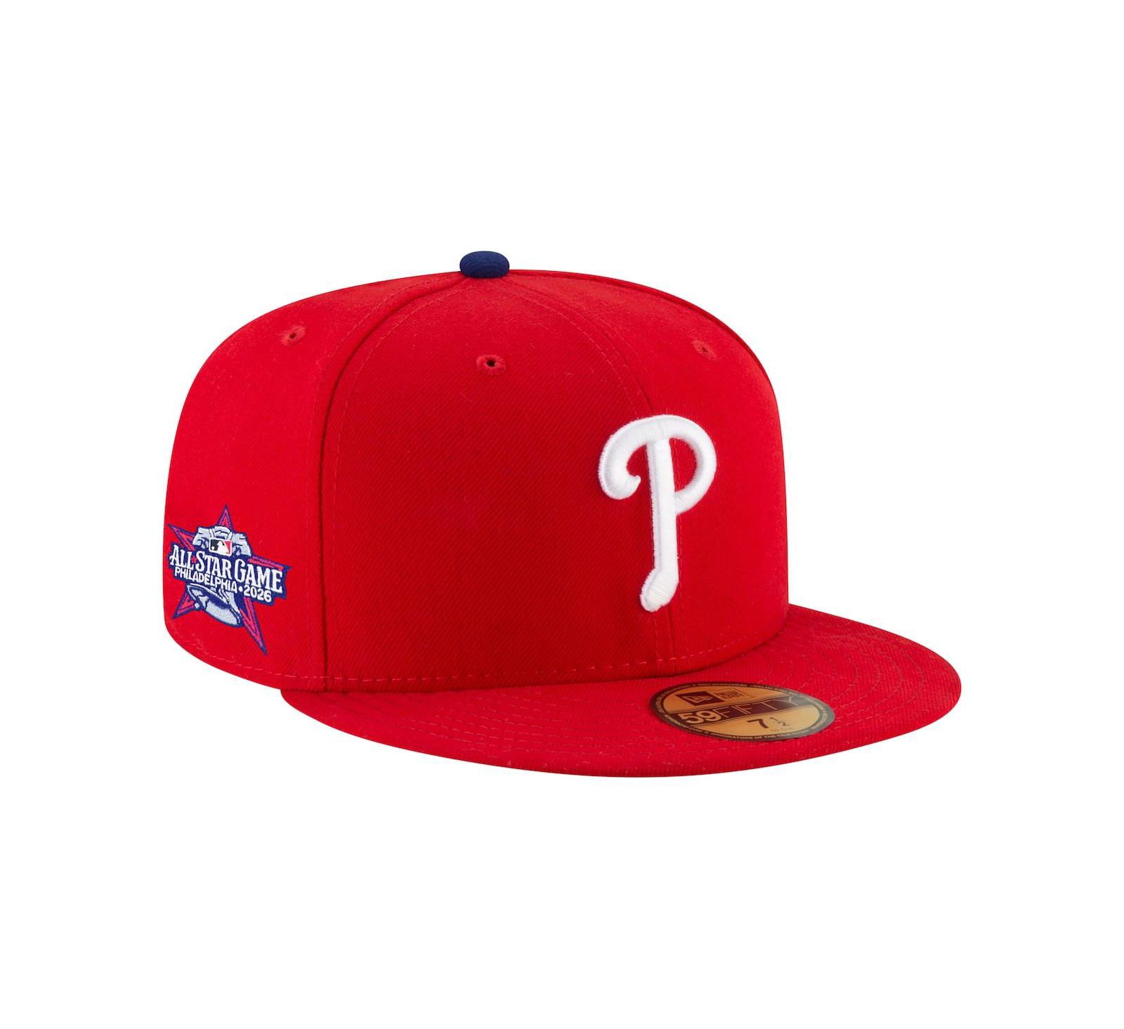New Era Men's Red Philadelphia Phillies 2026 All-Star Game Authentic Collection Side Patch 59FIFTY Fitted Hat