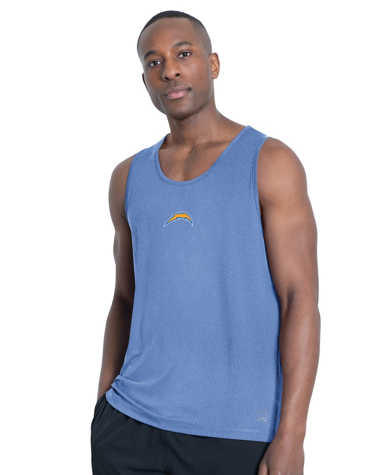 Мужской майка MSX by Michael Strahan Royal Los Angeles Chargers Energy Scoop Neck