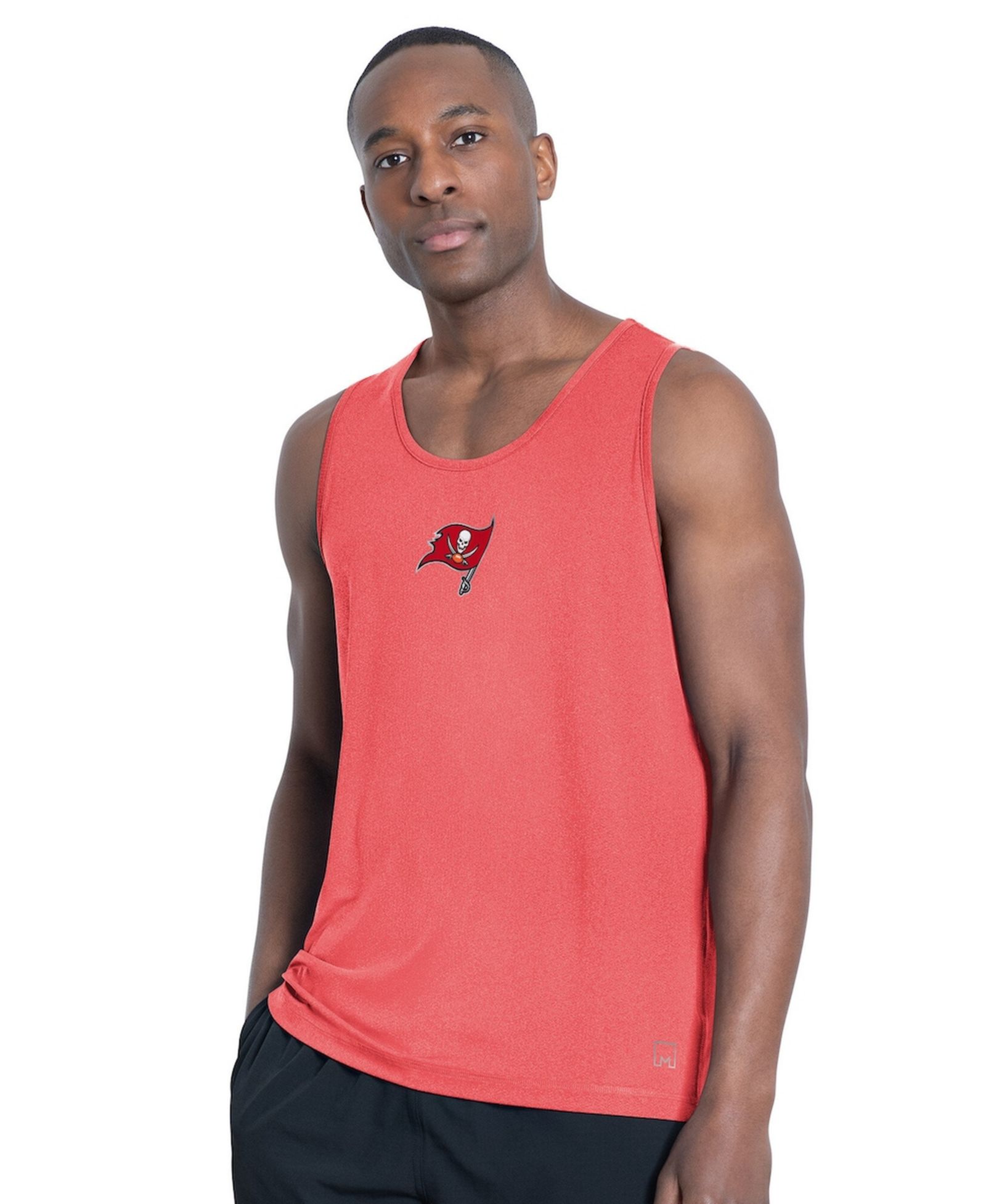Мужской майка MSX by Michael Strahan Red Tampa Bay Buccaneers Energy Scoop Neck