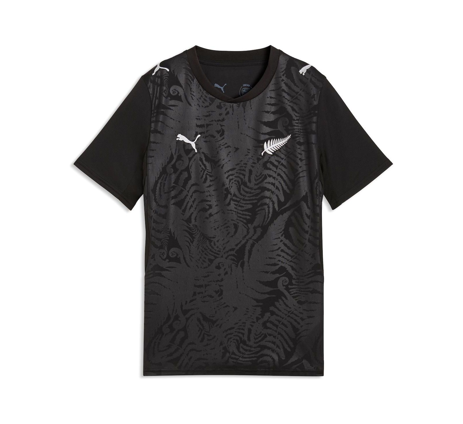 Puma Big Boys and Girls Black New Zealand National Team 2026 Home Replica Jersey