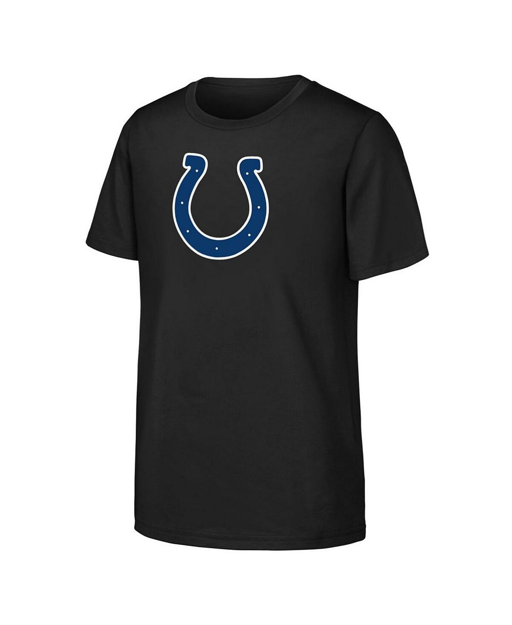 Футболка Outerstuff для мальчиков и девочек с логотипом Indianapolis Colts, черная
