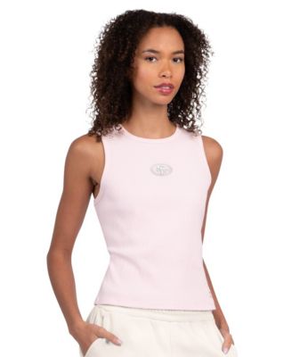 Starter Women's Pastel Pink San Francisco 49ers Travel Pastels Cropped Tank
