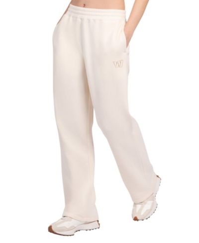 Starter Women's Cream Washington Commanders Pastel High Waisted Travel Fleece Pants