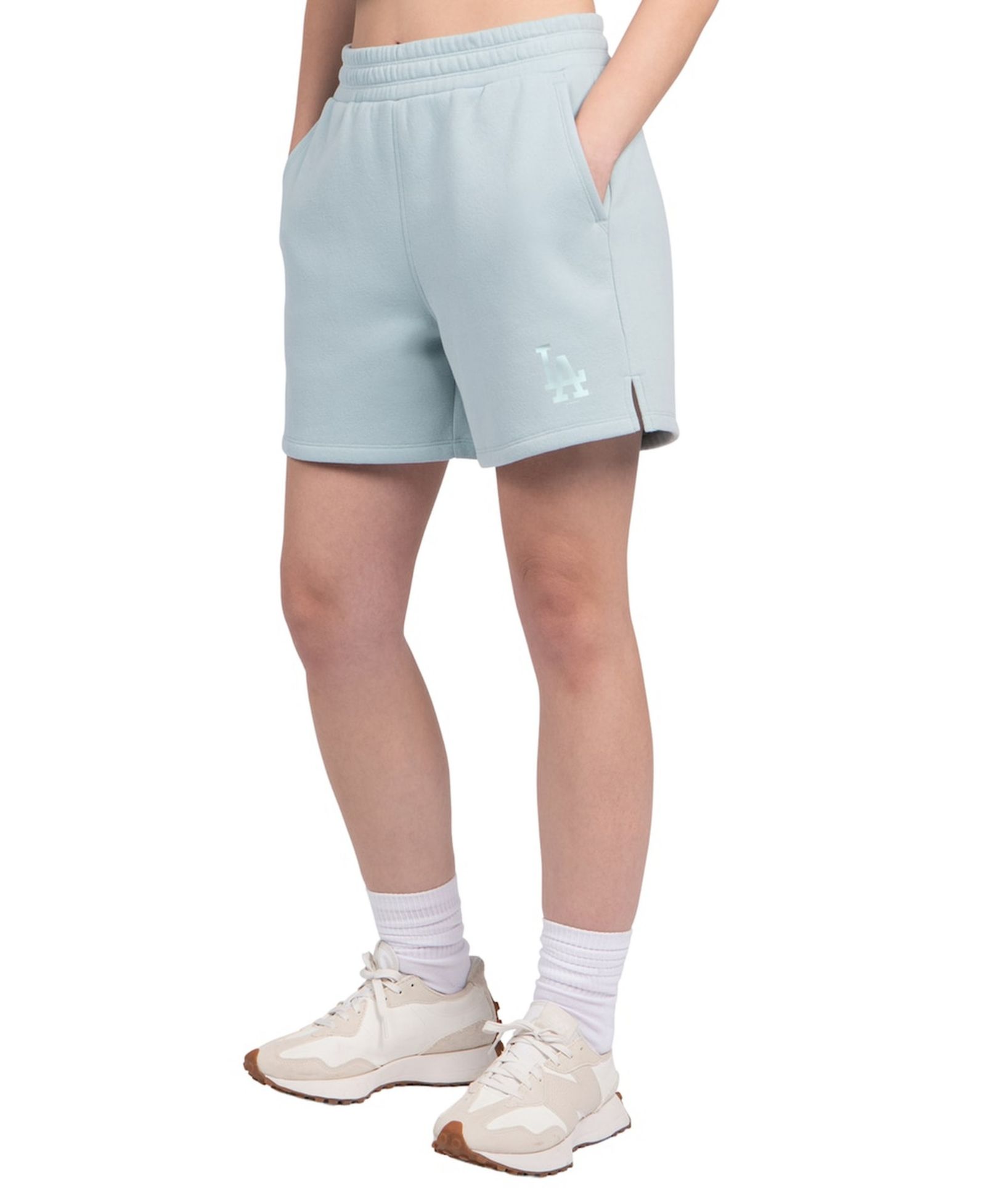 Starter Women's Mint Los Angeles Dodgers Pastel High Waisted Shorts
