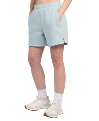 Starter Women's Mint New York Yankees Pastel High Waisted Shorts