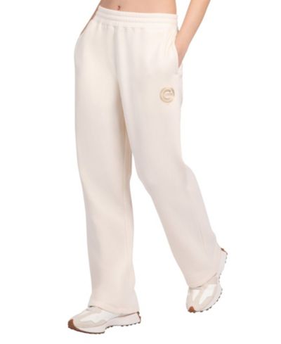 Starter Women's Cream Chicago Cubs Pastel High Waisted Fleece Pants