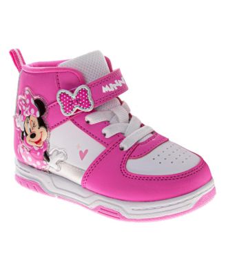 Disney Girl s (6-12) Minnie Mouse High-Top Sneakers