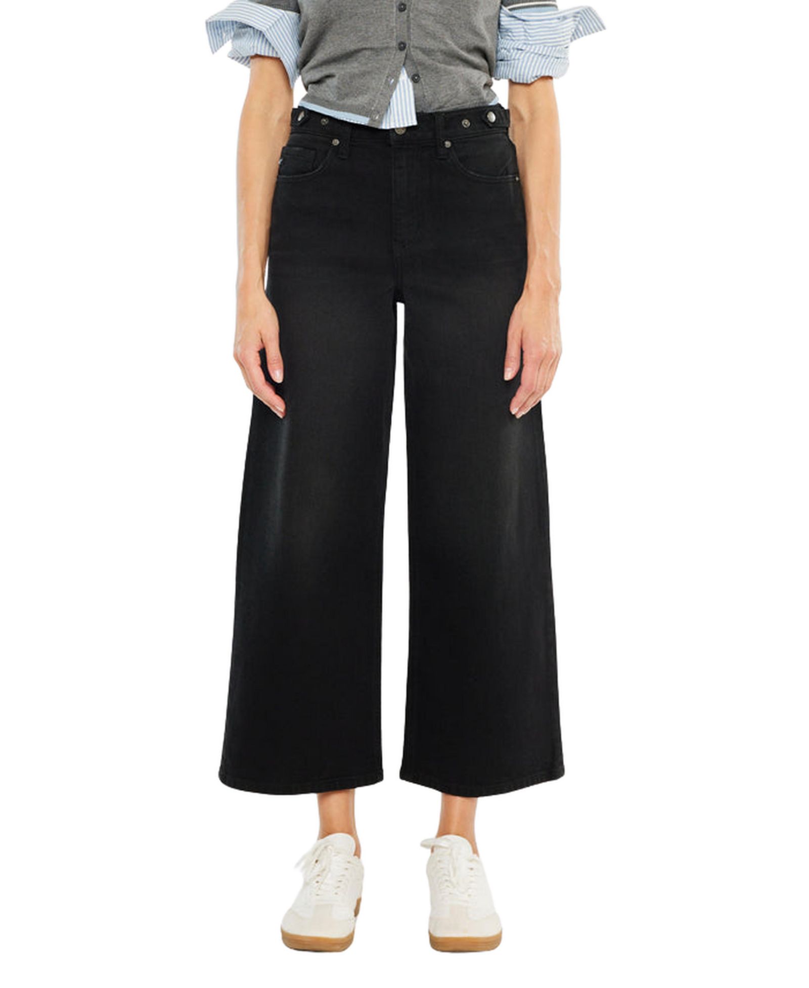 KanCan Женские джинсы Victoria Ultra High Rise Cropped Wide-Leg