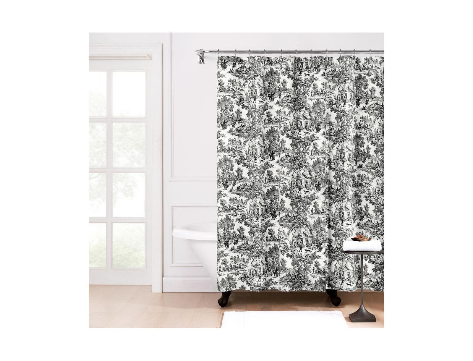 Ellis Curtain Victoria Park Toile Precise Patterned High Quality Waterproof Bathroom Shower Curtain штора для душа