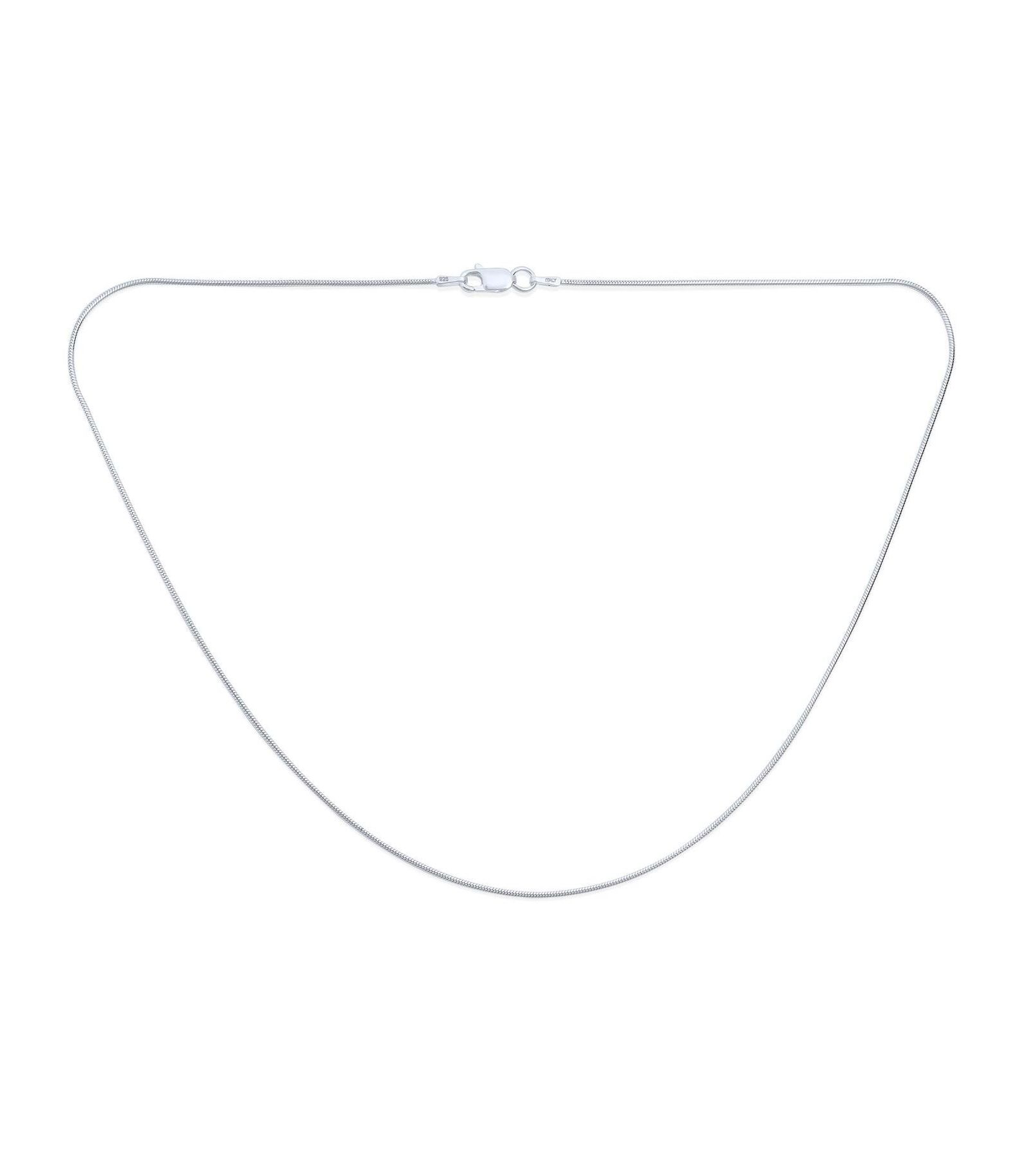Bling Jewelry Snake Chain Necklace 2MM Flexible 8-Sided .925 Sterling Silver
