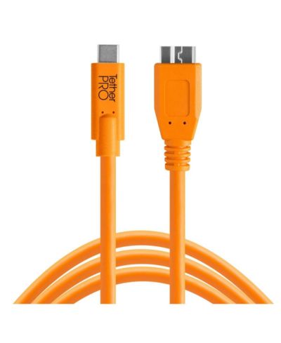 Tether Tools TetherPro 15-Foot USB-C to USB 3.0 Micro-B Cable for USB 3.0 Cameras