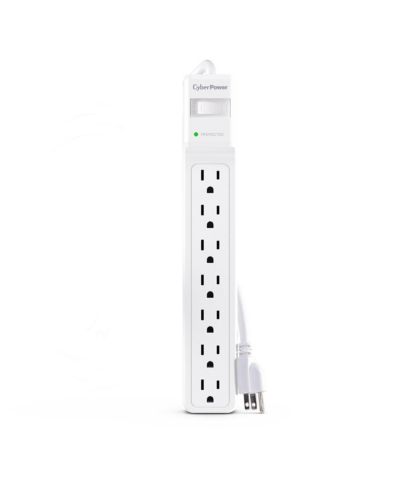 Сетевой фильтр CyberPower CSB706W на 7 розеток, белый