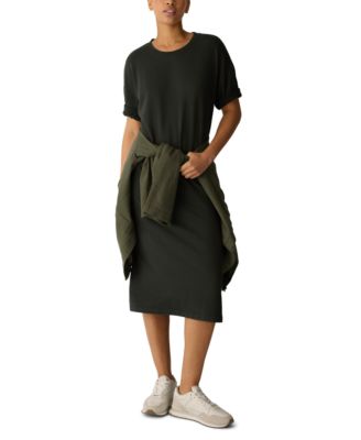 Платье Eileen Fisher Women's Side Slit Crewneck