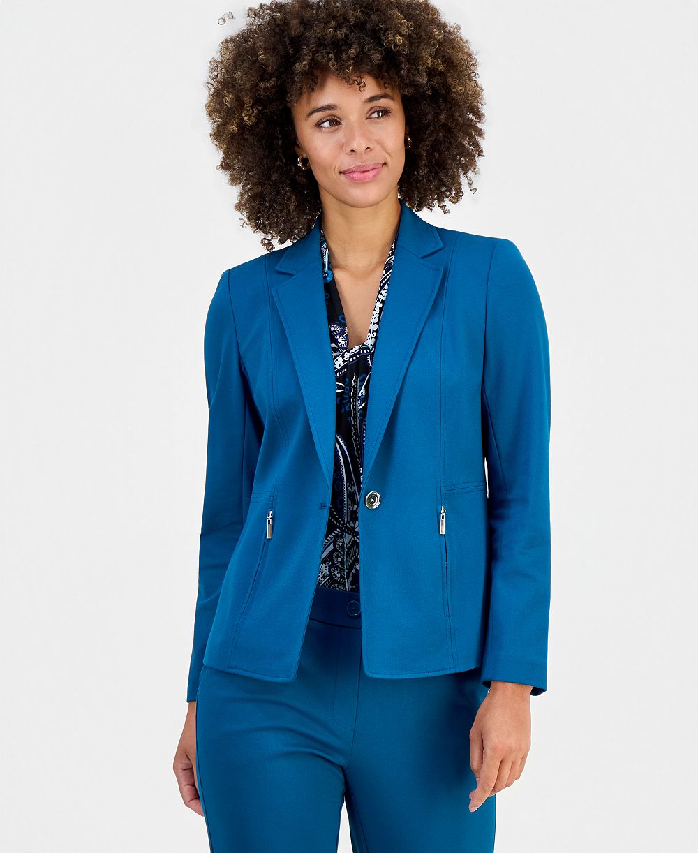 Женский блейзер Kasper Women's One-Button Notch Collar