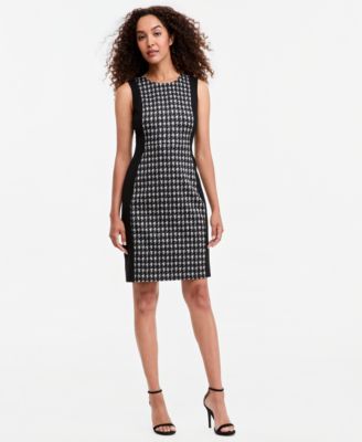 Женское платье Kasper Princess Seam Sheam Houndstooth