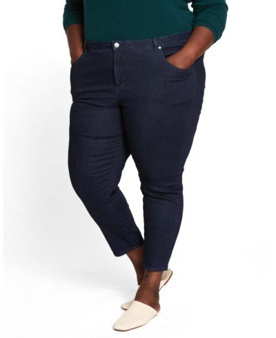 Universal Standard Women's Seine Mid Rise Skinny Jeans