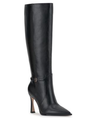 Jessica Simpson Women's Soavel Wide-Calf  Pointed Toe Tall Western Boots