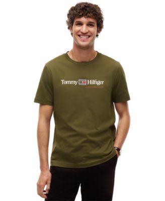 Tommy Hilfiger Мужская футболка Brand Love Red, White and Blue Graphic