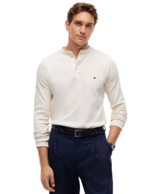 Мужская рубашка Tommy Hilfiger Henley с текстурой waffle