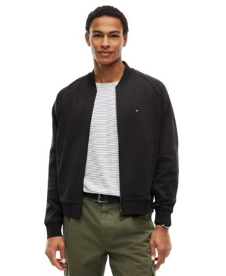 Tommy Hilfiger Men's Essential Intechno Full-Zip Knit Bomber Jacket