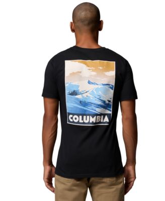 Columbia мужская футболка с графическим логотипом Snowcap