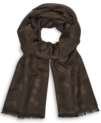KARL LAGERFELD PARIS Pashmina Bow Lurex Scarf