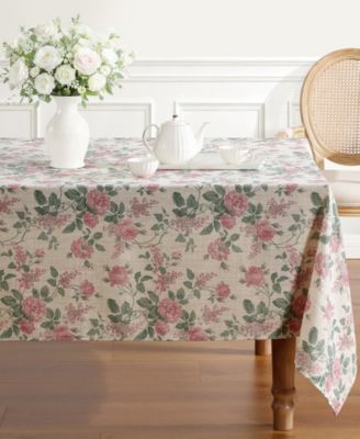Laura Ashley New Texture Tessa Tablecloth, 60" x 120"