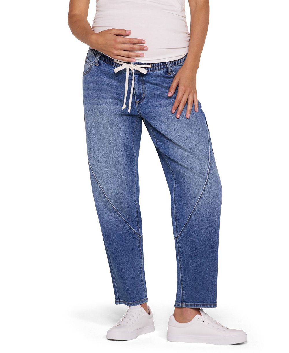 Женские джинсы Motherhood Maternity Drawstring Pull On Barrel