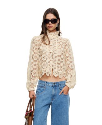 Женская блузка Lioness Overtime Ruffle Mock-Neck