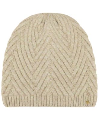 Lauren Ralph Lauren Shine Herringbone Knit Hat
