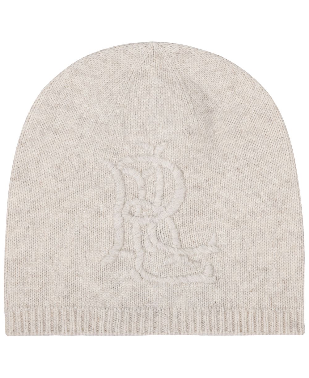 Lauren Ralph Lauren Embroidered Logo Rib Knit Hat