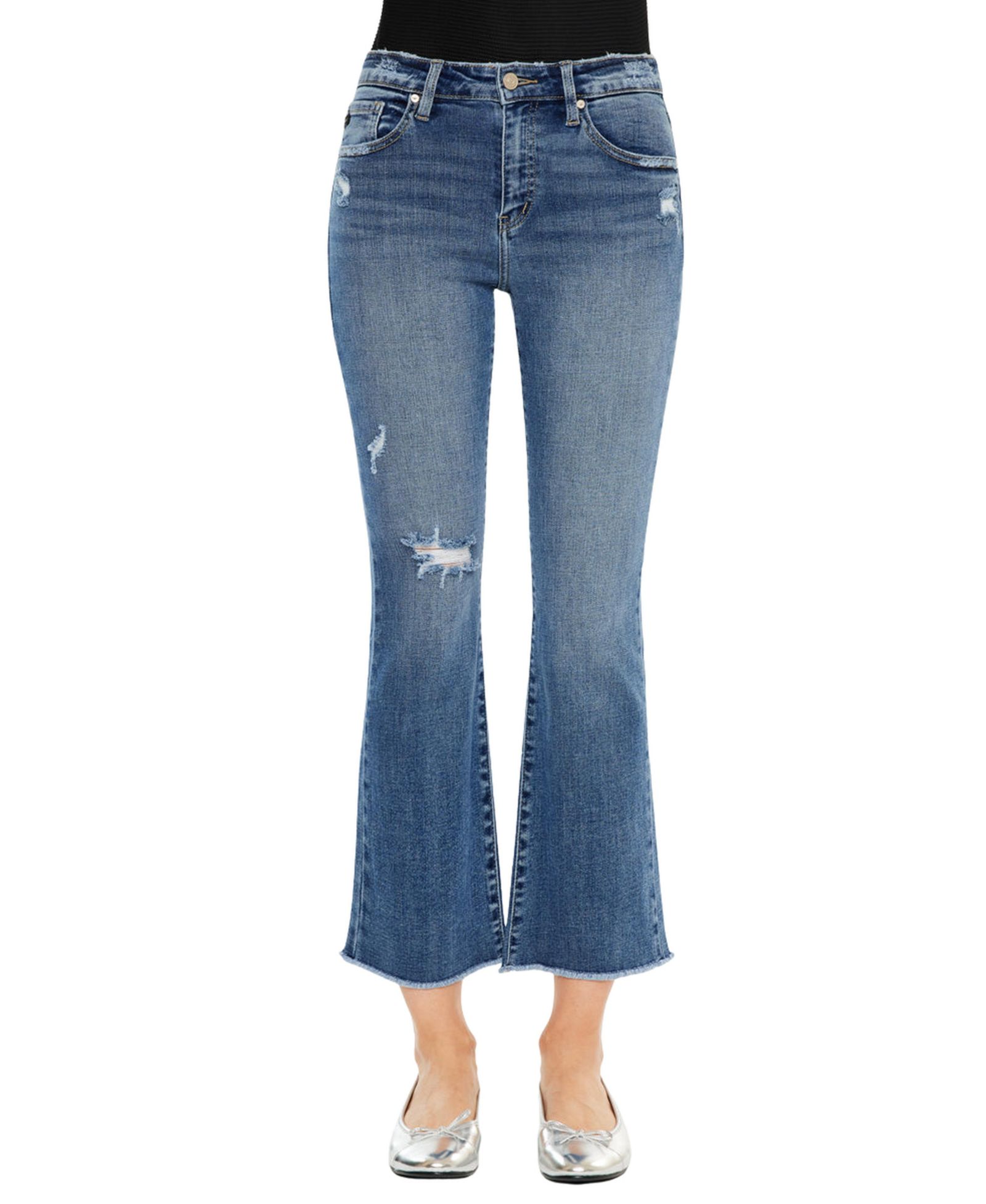 Женские укороченные джинсы KanCan Essential Honey High Rise Cropped Bootcut