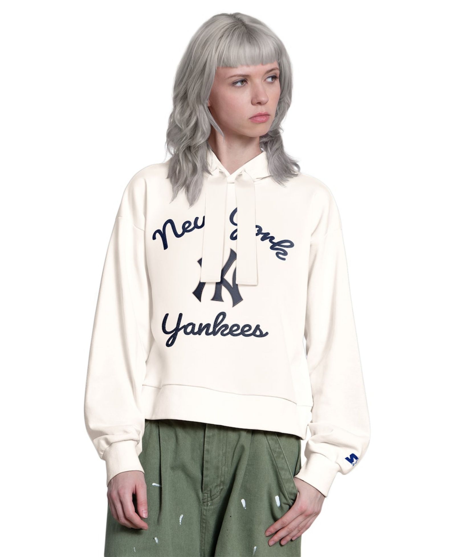 Starter Женское худи Baseline New York Yankees Cream