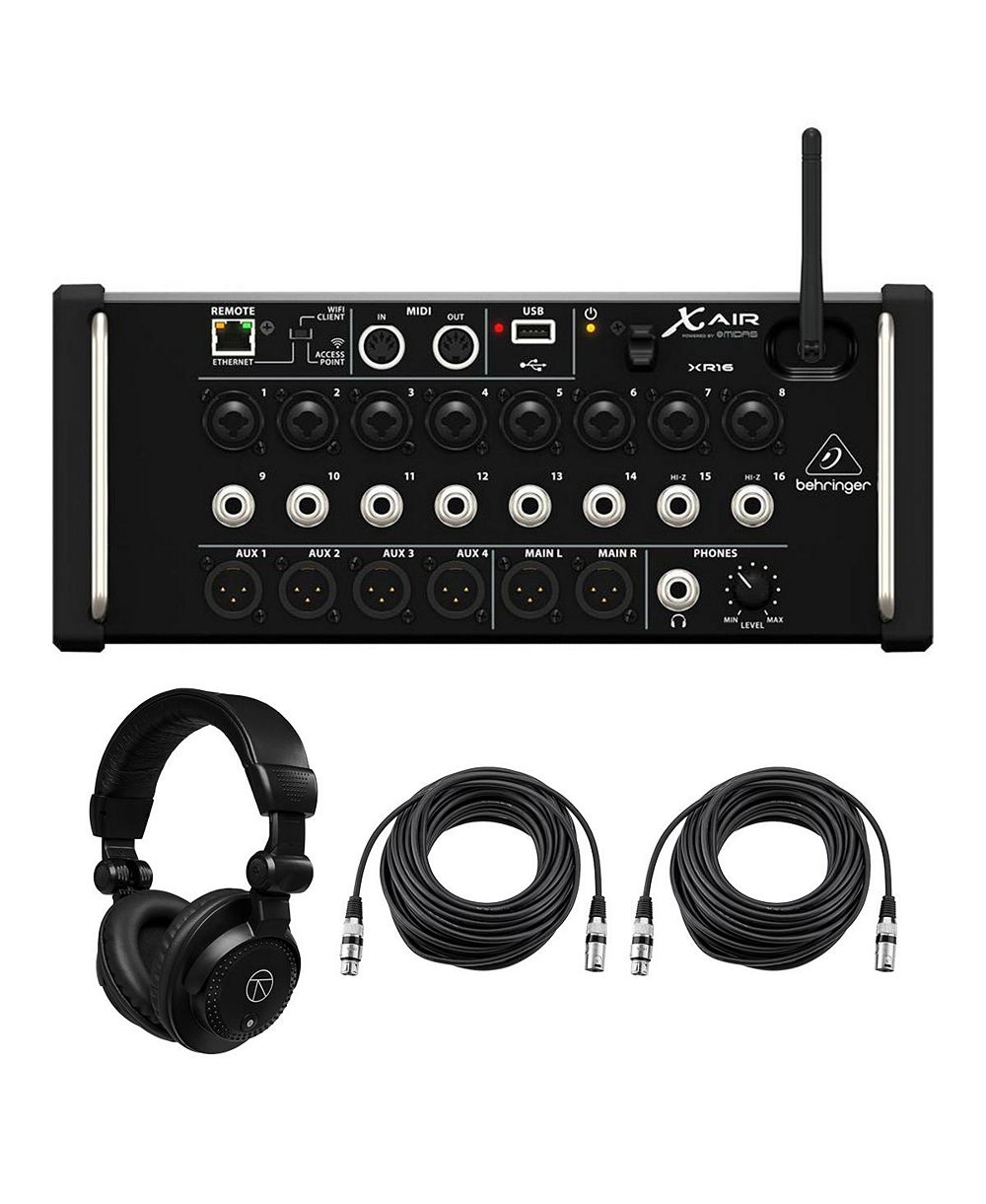 Behringer X Air XR16 16-Input Wi-Fi and USB Recorder Digital Mixer