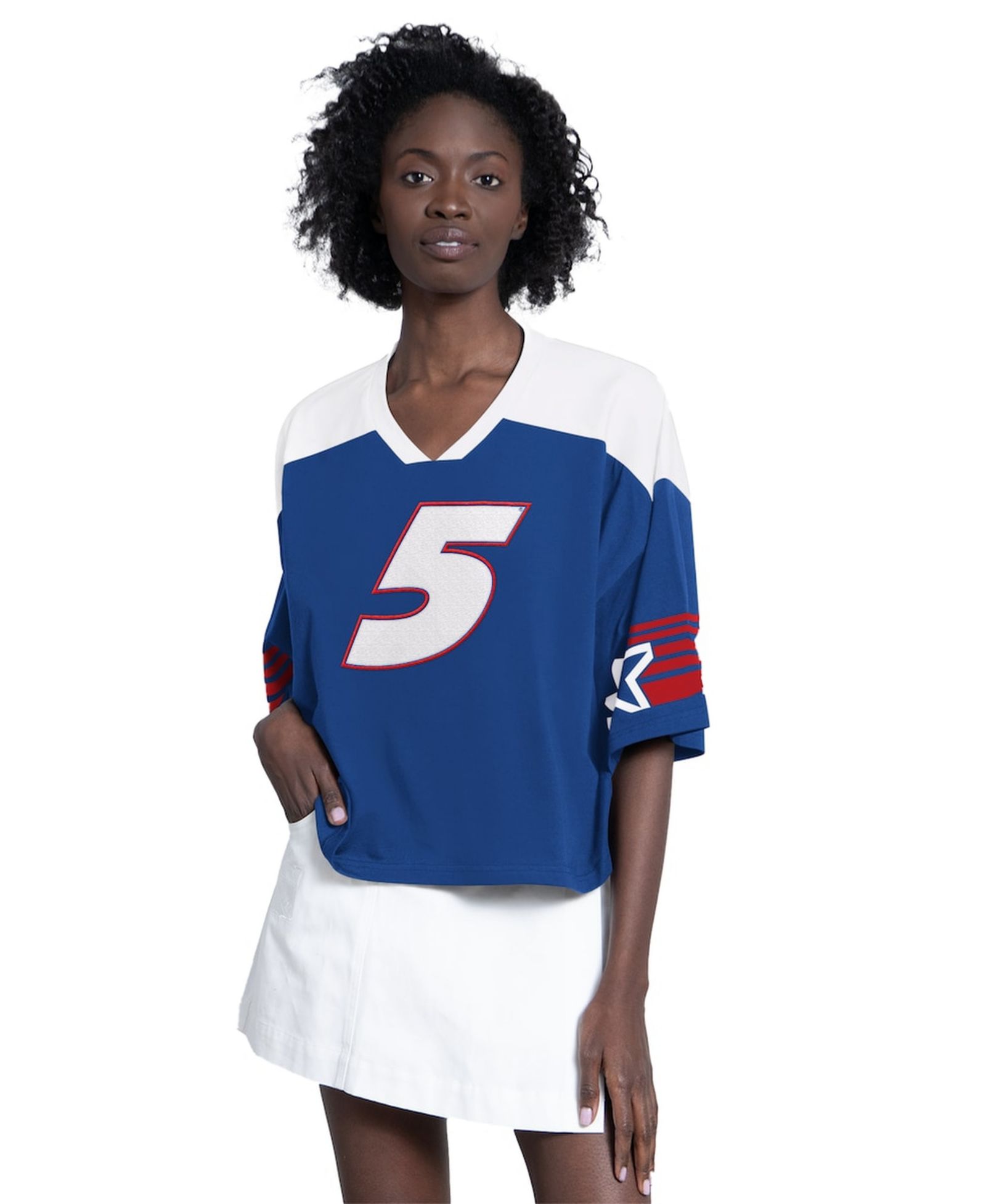 Женский модный топ Starter G-III 4Her by Carl Banks Kyle Larson Dream Team V-Neck