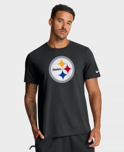 Футболка Nike Men's Black Pittsburgh Steelers Essential Logo