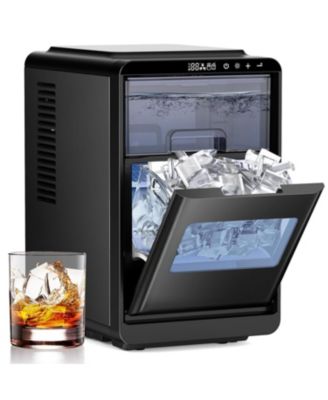 COWSAR Crescent Ice Maker Countertop, 27Lbs/24H, Self-Cleaning