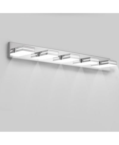Настенное LED освещение BUSDAYS Modern Chrome, 5 Lights, для зеркала в ванной
