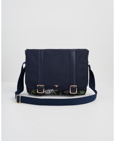 Fable England Women's Passion Flower Printed Satchel