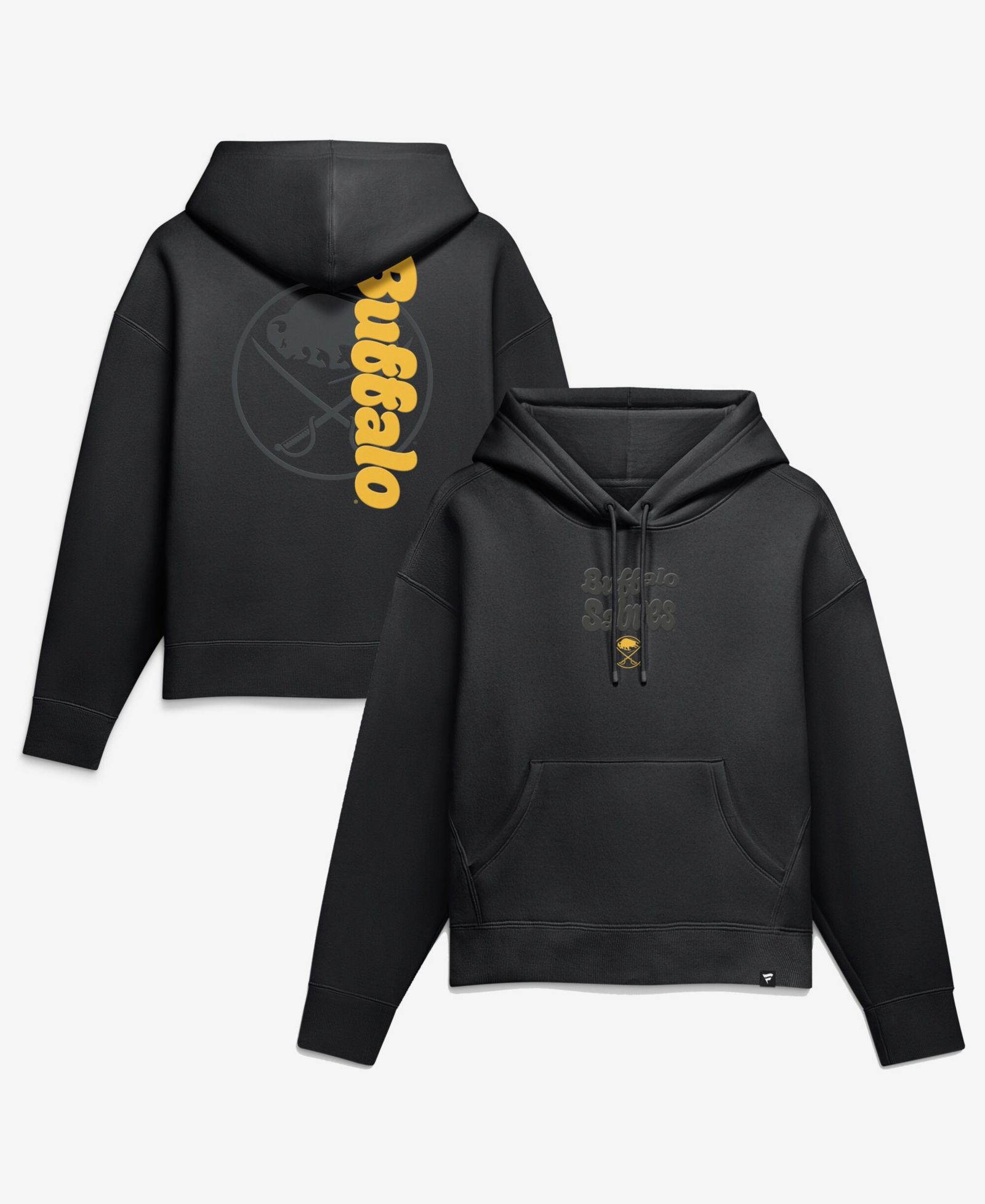 Fanatics Женское худи Buffalo Sabres, черное