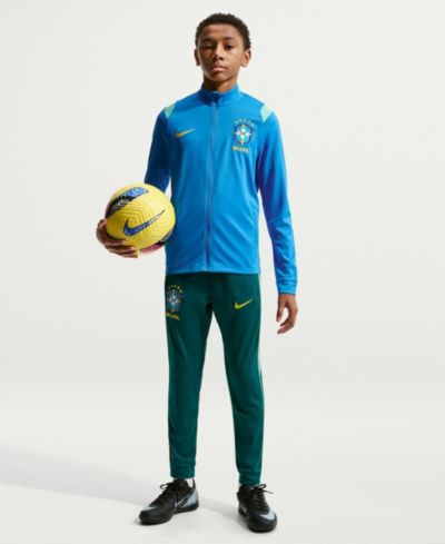 Nike Big Boys and Girls Blue Brazil National Team 2026 Academy Pro Dri-FIT Tracksuit