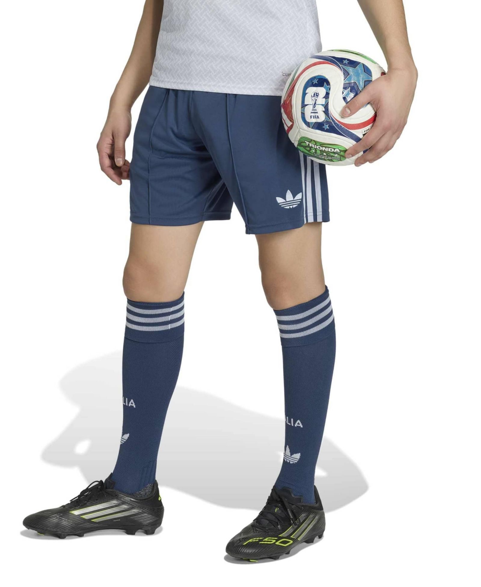 Adidas Men's Blue Italy National Team 2026 Away Replica Shorts