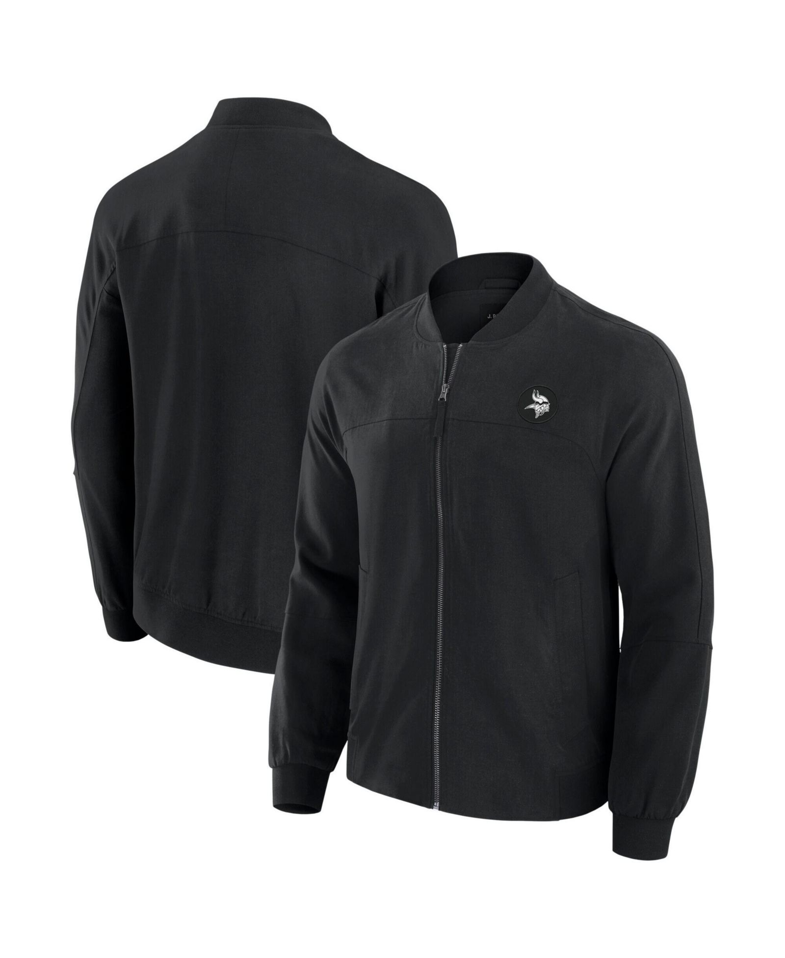 Мужская легкая куртка J. Palmer Black Minnesota Vikings Full-Zip