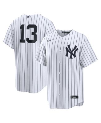 Nike Men's Jazz Chisholm Jr. White New York Yankees Home Replica Jersey