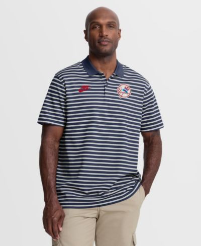 Мужская рубашка-поло Nike New York Yankees Cooperstown Collection Dri-FIT, темно-синяя