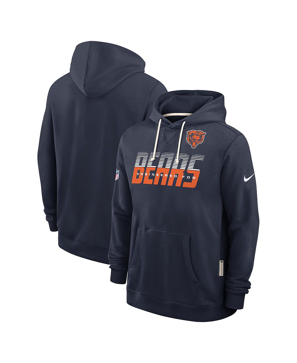 Nike Men's Navy Chicago Bears Sideline Standard Issue Dri-FIT Hoodie