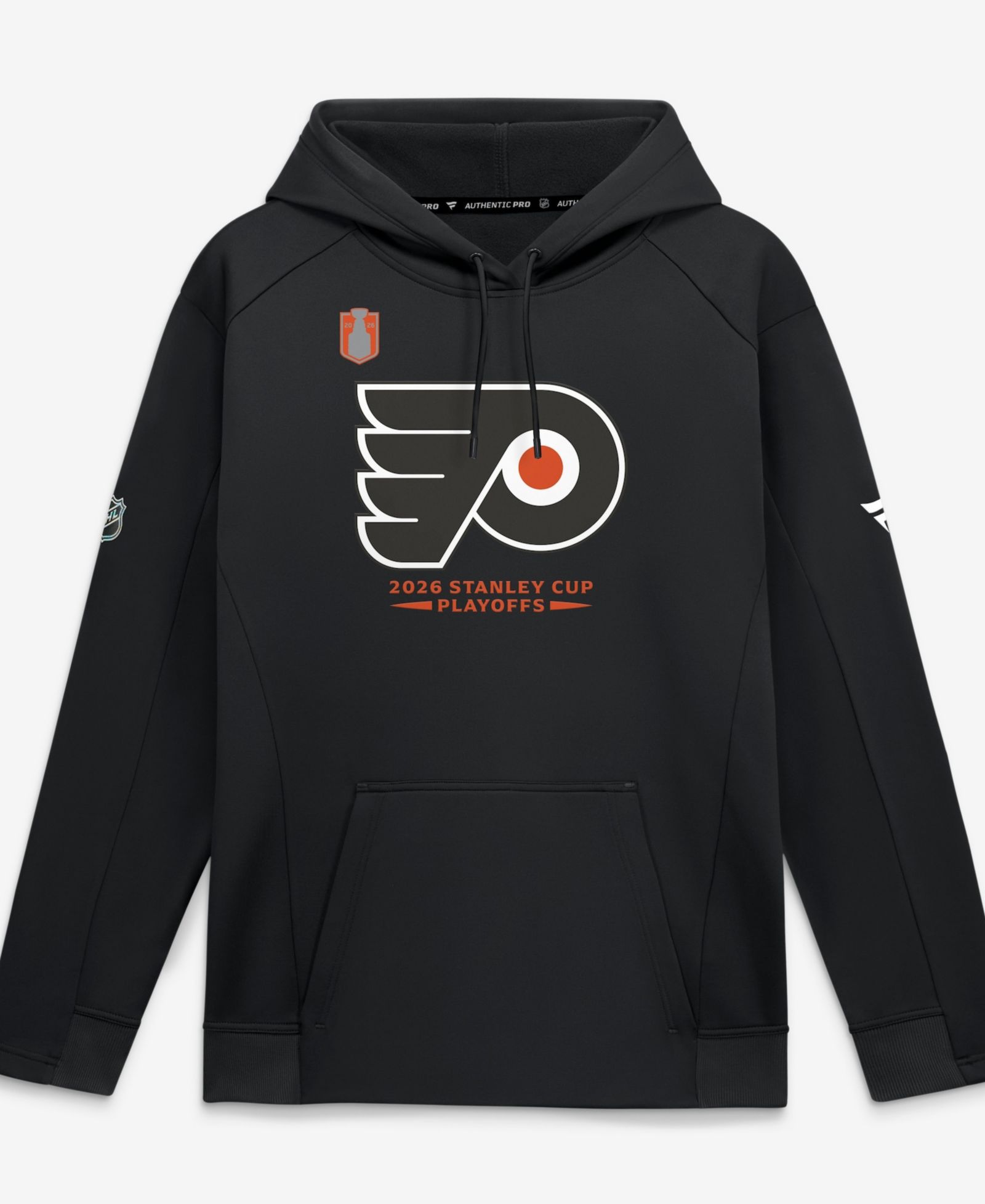 Мужское худи Fanatics Philadelphia Flyers 2026 Stanley Cup Playoffs Authentic Pro Rink Fleece Black