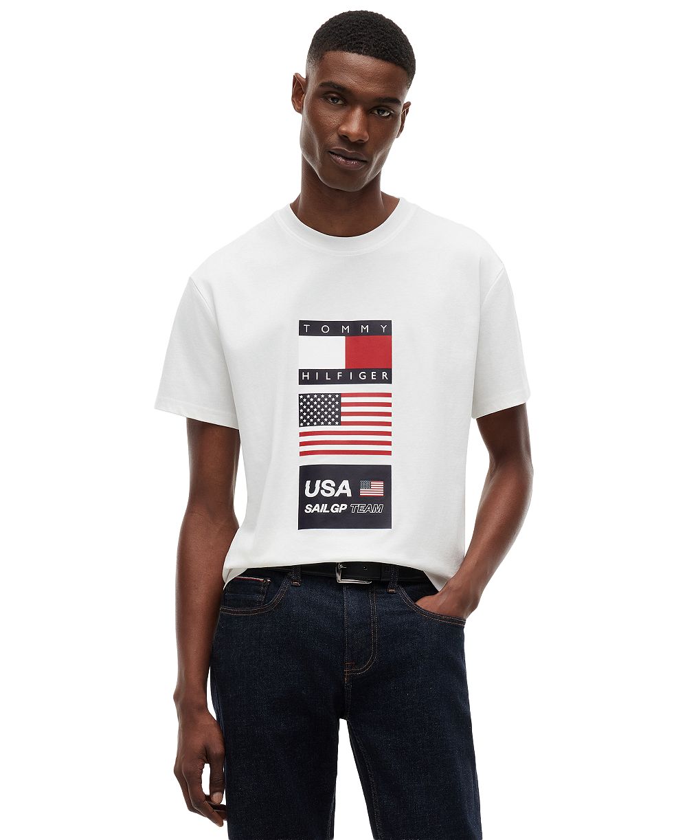 Tommy Hilfiger x U.S. SailGP Men's Flag Crewneck T-Shirt