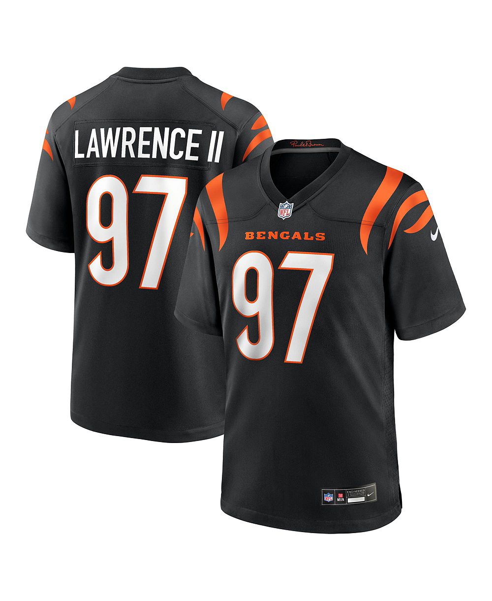 Мужская джерси Nike Dexter Lawrence II Black Cincinnati Bengals Game